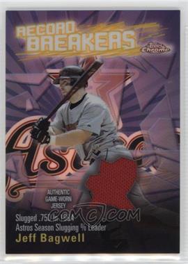 2003 Topps Chrome - Record Breakers - Refractor #RBCA-JB - Jeff Bagwell