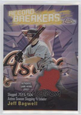 2003 Topps Chrome - Record Breakers - Refractor #RBCA-JB - Jeff Bagwell