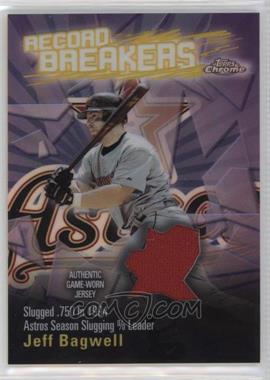 2003 Topps Chrome - Record Breakers - Refractor #RBCA-JB - Jeff Bagwell