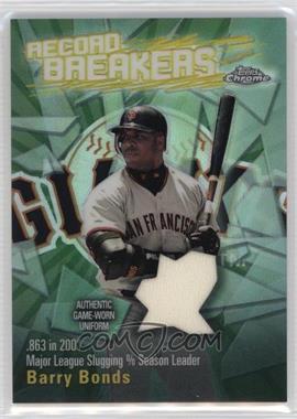 2003 Topps Chrome - Record Breakers #RBCA-BB2 - Barry Bonds