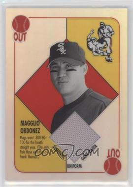 2003 Topps Chrome - Relics - Blue Back Refractor #BBCR-MO - Magglio Ordonez [EX to NM]