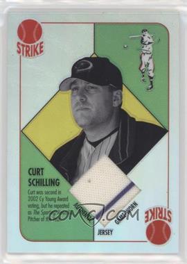 2003 Topps Chrome - Relics - Red Back Refractor #RBCR-CS - Curt Schilling