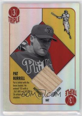 2003 Topps Chrome - Relics - Red Back Refractor #RBCR-PB - Pat Burrell