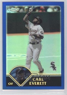 2003 Topps Chrome Traded & Rookies - [Base] - Refractor #T62 - Carl Everett