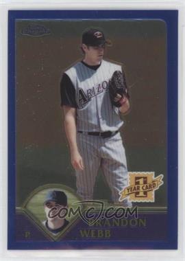 2003 Topps Chrome Traded & Rookies - [Base] #T169 - Brandon Webb