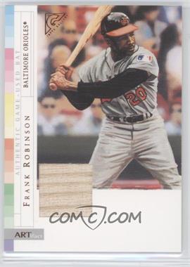 2003 Topps Gallery - Authentic Relics #ARFR - Frank Robinson