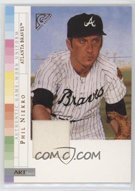 2003 Topps Gallery - Authentic Relics #ARPN - Phil Niekro