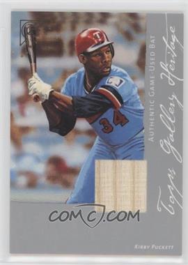 2003 Topps Gallery - Heritage - Relics #GHR-KP - Kirby Puckett