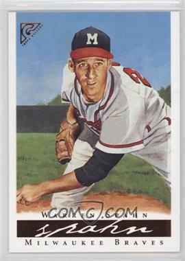 2003 Topps Gallery Hall of Fame Edition - [Base] #23.2 - Warren Spahn (No Patch on Sleeve)