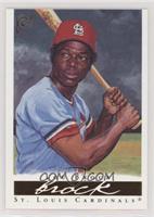 Lou Brock (Solid Red Hat)