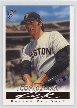 2003 Topps Gallery Hall of Fame Edition - [Base] #64.2 - Carlton Fisk (Navy Lettering)