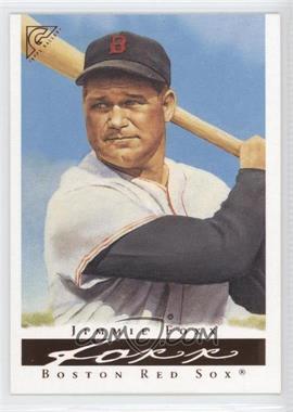 2003 Topps Gallery Hall of Fame Edition - [Base] #71.1 - Jimmie Foxx (Blue Sleeves)
