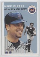 Mike Piazza (Blue Background)