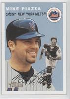 Mike Piazza (Blue Background)