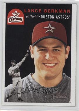 2003 Topps Heritage - [Base] #18.2 - Lance Berkman (Black Background)