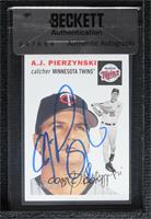 A.J. Pierzynski [BAS Seal of Authenticity]