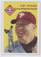 Jim Thome (Yellow Background, Phillies Logo has Red Background)