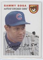 Sammy Sosa (White Background, Logo has Drawing of a Cub) [EX to NM]