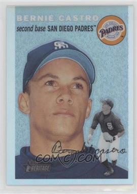 2003 Topps Heritage - Chrome - Retrofractor #THC53 - Bernie Castro /554