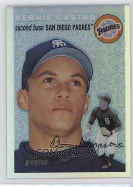 2003 Topps Heritage - Chrome - Retrofractor #THC53 - Bernie Castro /554