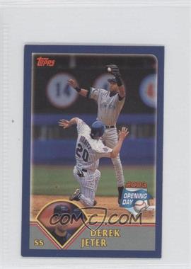 2003 Topps Opening Day - [Base] - Get a Hit Sweepstakes #_DEJE - Derek Jeter