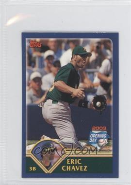 2003 Topps Opening Day - [Base] - Get a Hit Sweepstakes #_ERCH - Eric Chavez