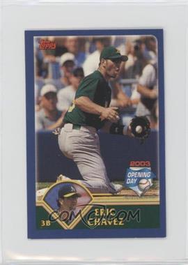 2003 Topps Opening Day - [Base] - Get a Hit Sweepstakes #_ERCH - Eric Chavez