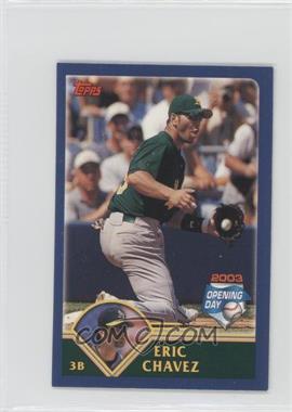 2003 Topps Opening Day - [Base] - Get a Hit Sweepstakes #_ERCH - Eric Chavez