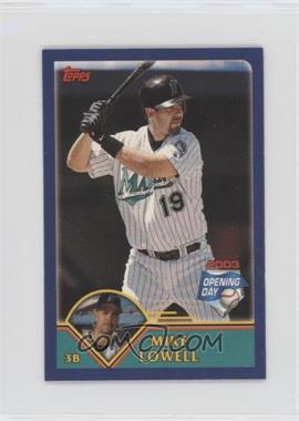 2003 Topps Opening Day - [Base] - Get a Hit Sweepstakes #_MILO - Mike Lowell [EX to NM]