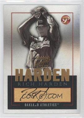 2003 Topps Pristine - Autographs - Gold #TPA-RJH - Rich Harden /25