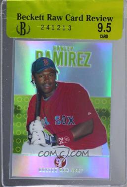 2003 Topps Pristine - [Base] - Uncirculated Refractor #158 - Hanley Ramirez /1599 [BRCR 9.5]