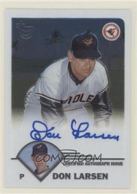 2003 Topps Retired Signature Edition - Autographs #TA-DL - Don Larsen