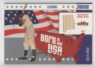 2003 Topps Stadium Club - Born in the USA #USA-WM - Willie Mays