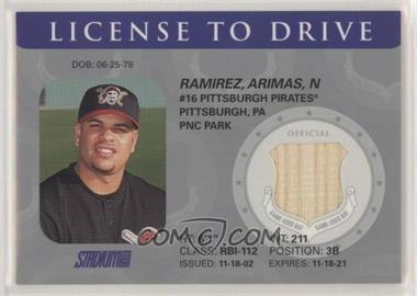 2003 Topps Stadium Club - License to Drive #LD-ANR - Aramis Ramirez