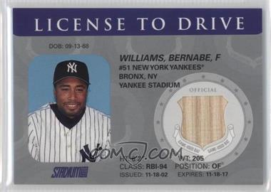 2003 Topps Stadium Club - License to Drive #LD-BW - Bernie Williams
