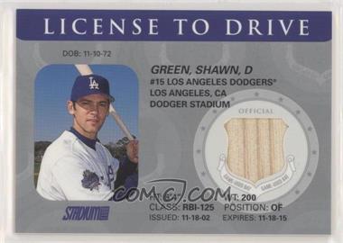 2003 Topps Stadium Club - License to Drive #LD-SG - Shawn Green
