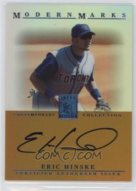 2003 Topps Tribute - Contemporary Edition - Modern Marks - Gold #MMA-EH - Eric Hinske /25