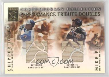 2003 Topps Tribute - Contemporary Edition - Performance Tribute Doubles #PTD-JP - Chipper Jones, Mike Piazza