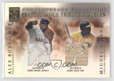 2003 Topps Tribute - Contemporary Edition - Performance Tribute Doubles #PTD-RT - Alex Rodriguez, Miguel Tejada