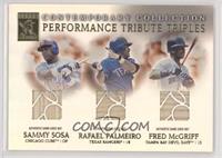 Sammy Sosa, Rafael Palmeiro, Fred McGriff