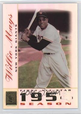 2003 Topps Tribute Perennial All-Star Edition - [Base] #1 - Willie Mays