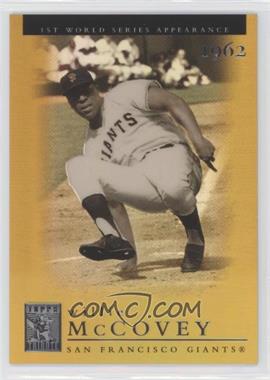 2003 Topps Tribute World Series - [Base] - Gold #5 - Willie McCovey /100