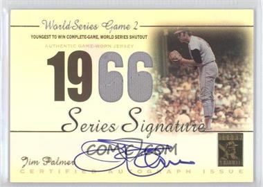 2003 Topps Tribute World Series - Signature Relics #SSA-JP - Jim Palmer