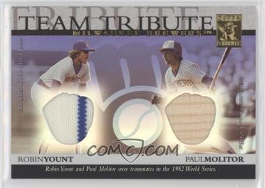 2003 Topps Tribute World Series - Team Tribute Relics #TTR-YM - Robin Yount, Paul Molitor /275