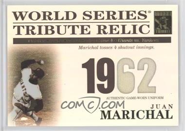2003 Topps Tribute World Series - Tribute Relics #TR-JM - Juan Marichal /425