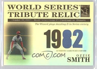 2003 Topps Tribute World Series - Tribute Relics #TR-OS - Ozzie Smith /425