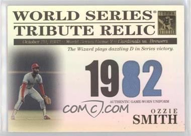 2003 Topps Tribute World Series - Tribute Relics #TR-OS - Ozzie Smith /425