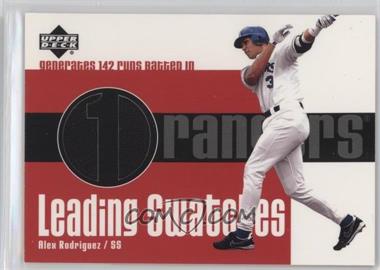 2003 Upper Deck - Leading Swatches #LS-AR1 - Alex Rodriguez