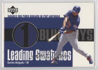 2003 Upper Deck - Leading Swatches #LS-CD - Carlos Delgado