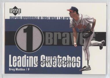 2003 Upper Deck - Leading Swatches #LS-GM1 - Greg Maddux